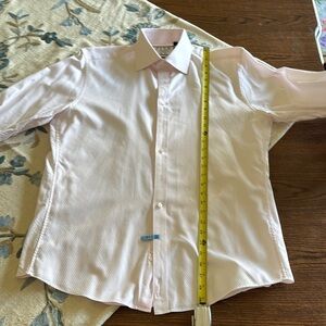 Thomas Pink Classic Pink Dress Shirt. Beautiful subtle pink fabric.